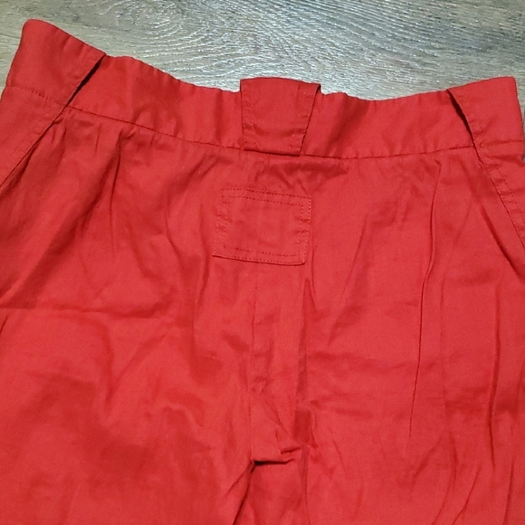 BCBGMaxAzria Red Bermuda Shorts Lightweight Casual - Picture 10 of 11